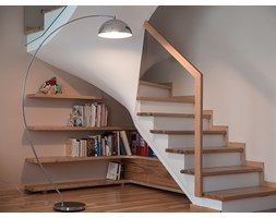 Lampa stojąca srebrna - podłogowa - oświetlenie - KAMA