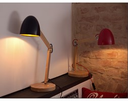 Lampa biurowa czerwona - stołowa - nocna - gabinetowa - VELEKA