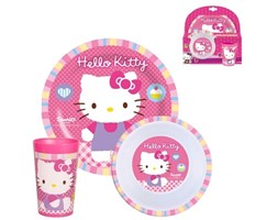 Zestaw obiadowy dla dziecka HELLO KITTY - P:OS - 1214312
