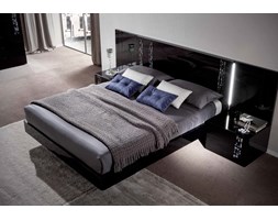 ŁÓŻKO MURANO ROSSETTO SZEROKIE WEZGŁOWIE POW. SPANIA 160X200 CM Z POJEMNIKIEM NA POŚCIEL OTWIERANYM PIONOWO- PRODUKT WŁOSKI