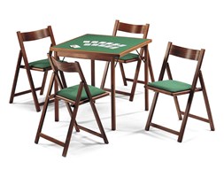 STÓŁ GIOCO Z KRZESŁAMI 80 X 80 CM. DO GRY W KARTY I NIE TYLKO Z ZESTAW