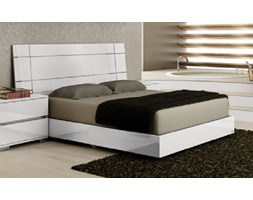 ŁÓŻKO 180/200 cm DREAM WHITE W BIAŁYM LAKIERZE