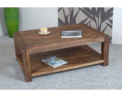 Stolik kawowy 120 x 80 do salonu PU Brown