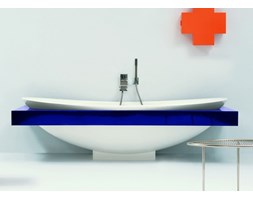 Flaminia Io Półka do wanny 200 cm ciemny dąb IO84M1