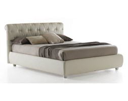 ŁÓŻKO 160X200 SIENNA Z TAPICEROWANYM WEZGŁOWIEM BOLZAN LETTI- PRODUKT WŁOSKI