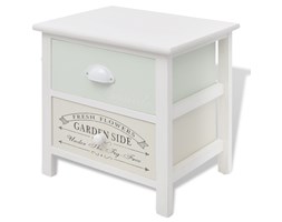 vidaXL Szafka nocna w stylu francuskiego Shabby Chic, drewniana