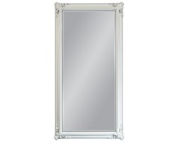 Rawija Białe Lustro Dekoracyjne w Stylowej Ramie RETRO 90x180cm
