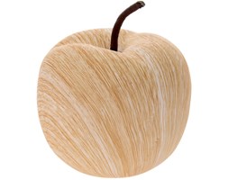 Jabłko ceramiczne WOOD LOOK - dekoracja, ozdoba