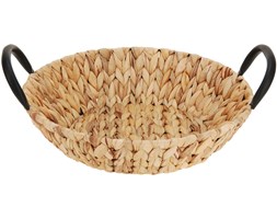Okrągły kosz na owoce, pleciony - Ø 32 cm