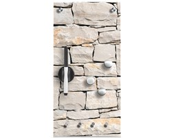 Szklana tablica MEMO na notatki, STONE + 3 magnesy i 4 haczyki, 40x20 cm, ZELLER