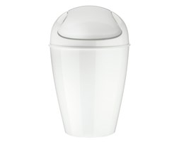 Kosz na śmieci DEL S, 5 l - kolor biały, KOZIOL