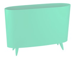 Gazetnik MILANO, kosz na gazety - kolor miętowy, KOZIOL