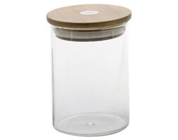 Szklany pojemnik z bambusową pokrywką, 750ml, ZELLER