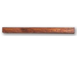 Półka prosta palisander PU Brown
