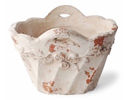 Doniczka 3689-2 ceramiczna z uchwytem 17