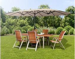Podwójny parasol przeciwsłoneczny