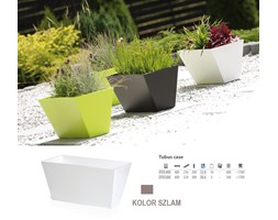 Doniczka Tubus Case DTUC400 SZLAM Prosperplast