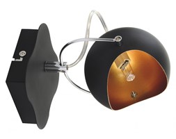 KANA reflektorek 1 x 28W G9 modny nowoczesny czarno złoty kinkiet Britop 2722104