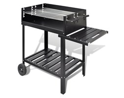 vidaXL Grill na węgiel drzewny dwóch kołach