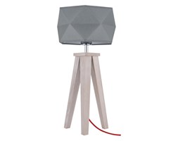 FINJA lampa stojąca 1 x 60W E27 design nowoczesna derwno trójnóg z abażurem SPOT LIGHT 6834632