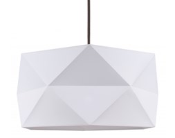 FINJA lampa wisząca 1 x 60W E27 design nowoczesna minimalistyczna abażur biały przewód antracyt SPOT LIGHT 1941128