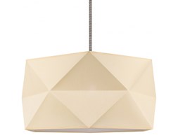 FINJA lampa wisząca 1 x 60W E27 design nowoczesna abażur kremowy przewód retro SPOT LIGHT 1942428