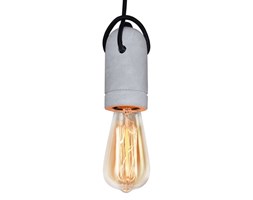 MCODO :: Lampa zawiesie z oprawką betonową E27 idealne do żarówek edison