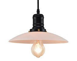 MCODO :: Lampa wisząca retro z białym kloszem