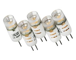 MCODO :: Żarówka LED typu G4 na 4 diodach SAMSUNG AC/DC zamiennik G4 w starych lampach