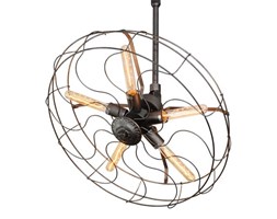 MCODO :: Lampa w formie wentylatora FAN do niebanalnych wnętrz