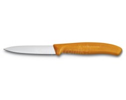 Victorinox zestaw 2 noży do jarzyn 8 cm pomarańczowe blister