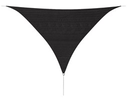 vidaXL Żagiel ogrodowy HDPE trójkątny 3,6x3,6x3,6 m Antracyt