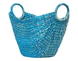 Niebieski kosz z hiacyntu wodnego Aqua'lla L