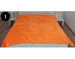 Koc Elway Mikrofibra 160x210 pomarańczowy