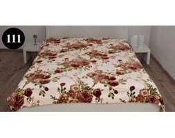 Koc Elway Mikrofibra 160x210 kwiaty, zielone liście