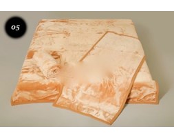 Koc Elway Akryl Tłoczony, komplet 160x210+2x70/160 cappucino