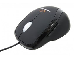 Esperanza Mysz, Przewodowa, Optyczna 800 DPI, USB, 5D - 5 Przycisków, Gumowana, Świecąca Rolka - EM111