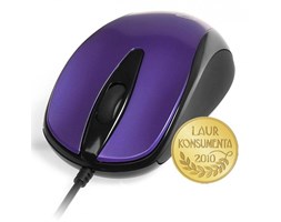 Media-Tech Mysz optyczna 800dpi czarno-fioletowa MT1091V