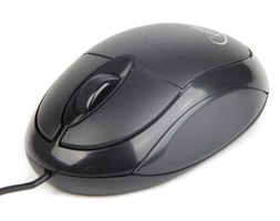 Gembird Mysz OPTO 1-SCROLL USB (MUS-U-001) Black