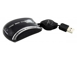 Esperanza MYSZ EM109K NEON BLACK PRZEWODOWA USB DO NOTEB.