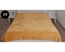Koc Elway Mikrofibra 160x210 żółty/złoty