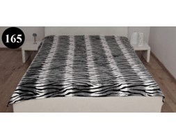 Koc Elway Mikrofibra 160x210 szara zebra