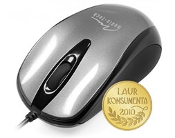 Media-Tech Mysz optyczna 800dpi srebrna MT1091S