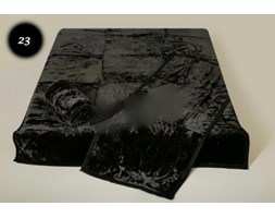 Koc Elway Akryl Tłoczony, komplet 160x210+2x70/160 czarny