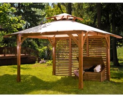 Altana Waikiki H300 x 335 x 335 cm z dachem płóciennym.