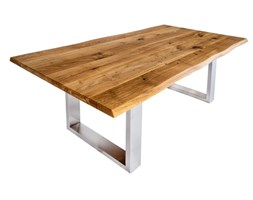 Signu Design Stół dębowy Ferrum Steel