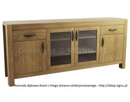 Signu Design Komoda dębowa Avant dąb selekcjonowany