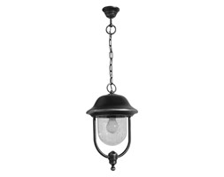 PRINCE lampa wisząca 1 x 60W E27 sufitowa zewnętrzna czarna metalowa stylowa SUMA K 1018/1/O