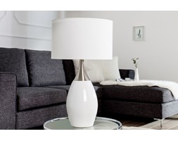 Lampa stołowa Adele 60 cm biała