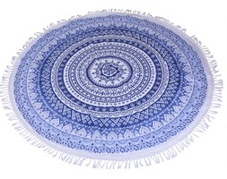 Ręcznik India 150 cm- niebieski